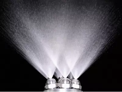 Düsenkopf mit 7 Nebeldüsen